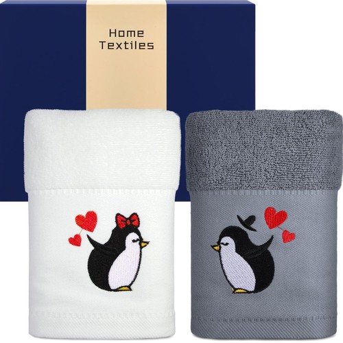 Handtuchset paar pinguin - paar,