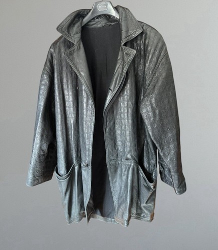 Gianni versace lederjacke - gianni,