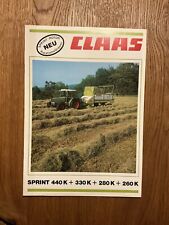 Orig. CLAAS Ladewagen Sprint Prospekt Broschure FENDT Traktor Schlepper A1