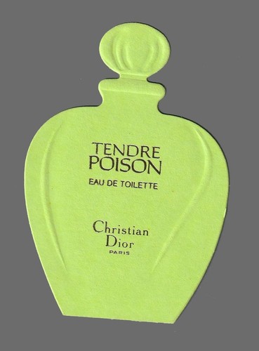 Werbekarte zartes poison - zartes,