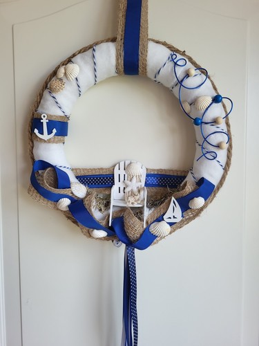 Türkranz maritim blau - maritim,