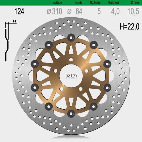 Bremsscheibe ng124 suzuki - ng124,
