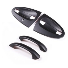 Matt schwarz Türgriff