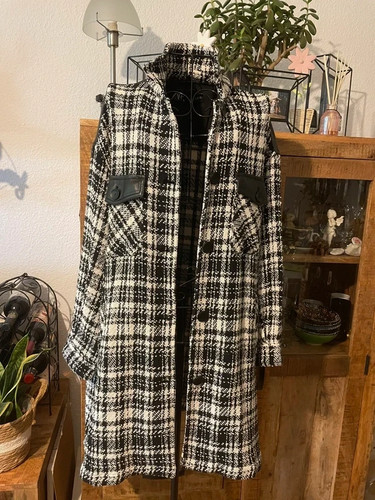 Schwarz weißer oversize - schwarz-weißer,