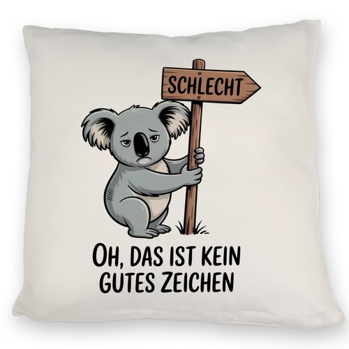 Melancholischer koala kissen - koala,