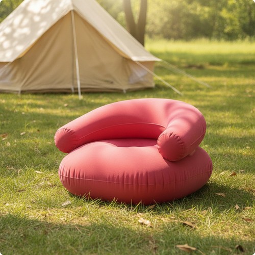 Luftsessel mit beflockung - luftsessel,