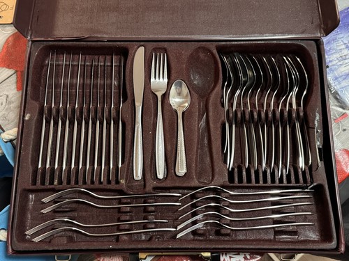 Silber besteck koffer set - silber,