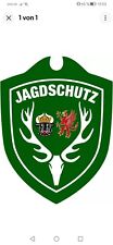 Waidmannsbruecke Erwachsene Jagdschutz Mecklenburg-Vorpommern Autoschild, Grün, 