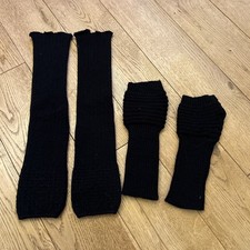 1 oder 2 Stulpen Handschuhe