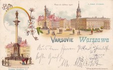 Warschau Warszawa AK 1900 Litho Kolumna Zygmunta/ Krolewski Polen Polska 2511043