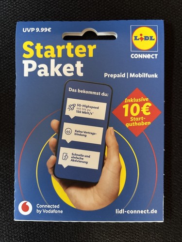 Lidl connect starter paket - 2*,