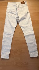 Levis 501 skinny jeans weiss