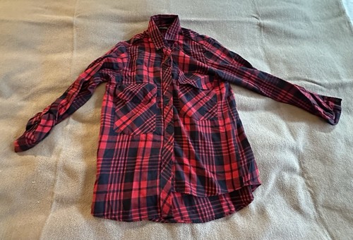 Karohemd rot schwarz - rot/schwarz, s