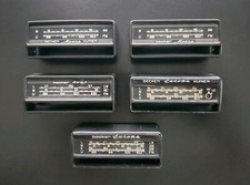 5x orig. BECKER Oldtimer Autoradio - Blenden Steckblenden f. EUROPA  AVUS  MONZA