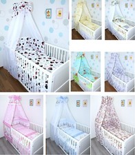 Baby Bettset 5-20T Himmel Chiffon oder Vollstoff  Bettwäsche Decke Wickelauflage