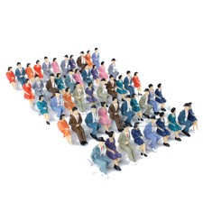 50 Stk. Sitzende Figuren