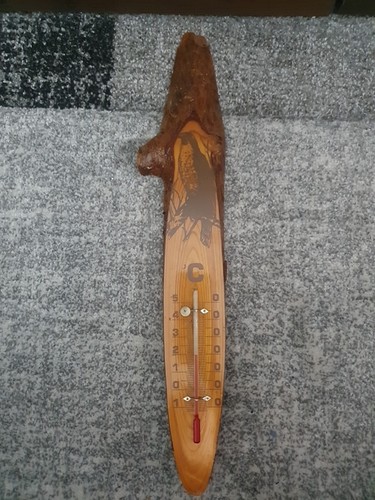 Thermometer holz mit - thermometer,