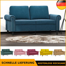 Sofa 3-Sitzer Loungesofa Couch Wohnzimmersofa Designsofa Dunkelgrau Samt vidaXL