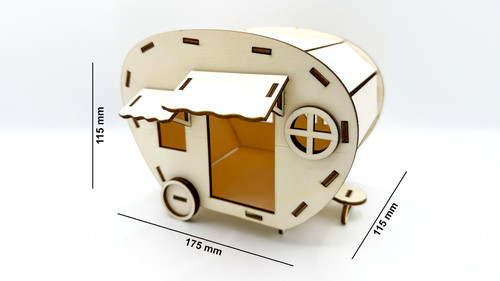 Hamsterhaus wohnwagen aus - hamsterhaus,