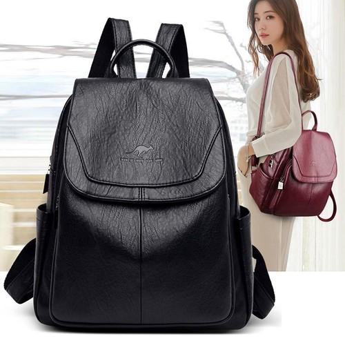 Damen rucksack aus weichem - aus, pu