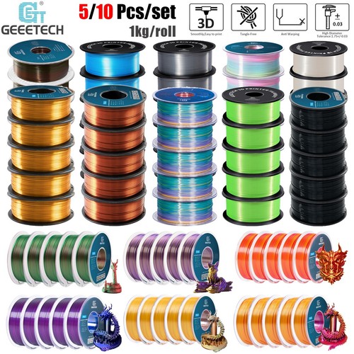 10kg geeetech silk pla - 5/10kg, 3d