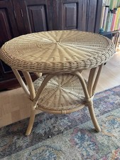 Rattantisch Rund, Beistelltisch, Wohnzimmer, Windergarten, Garten