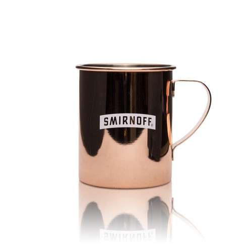 Smirnoff kupferbecher glas - smirnoff,