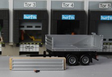 Tandem-Baukipper-Anhänger - KÖGEL  - schwarz/silber  - Bastel /Bastler - HERPA