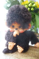 Toho Japan Monchhichi Schlafaugen Klappaugen ca. 28 cm Vintage