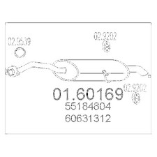 MTS Endtopf NEU für Alfa