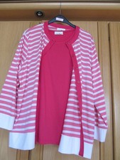HELENA VERA  2 Teiler Top und Jacke Gr. 54