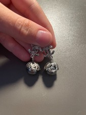 Chanel Ohrringe anthrazit