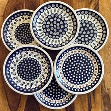 Bunzlauer keramik teller - set, 6