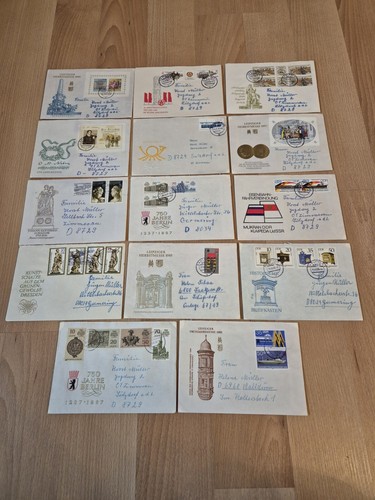 Ddr ersttagsbriefe gelaufen - ddr,