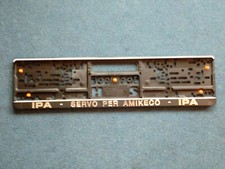 Polizei IPA Nummerschild