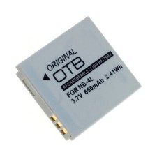 Akku für Canon NB-4L 650mAh