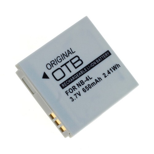 Akku für canon 650mah - nb-4l,