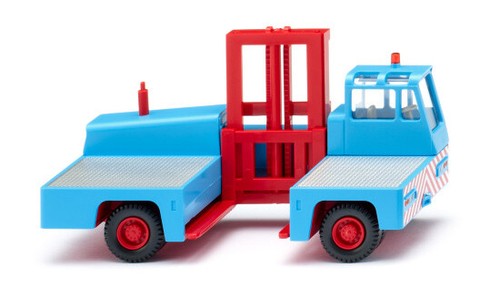 Seitenstapler hellblau rot - -, hellblau/rot