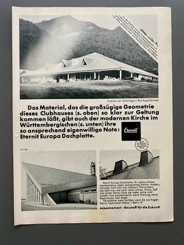 Eternit dach bad - dach, ragaz