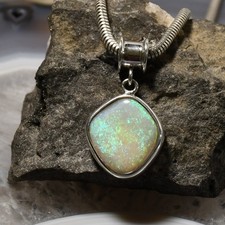 Edel Opal Anhänger, 925er