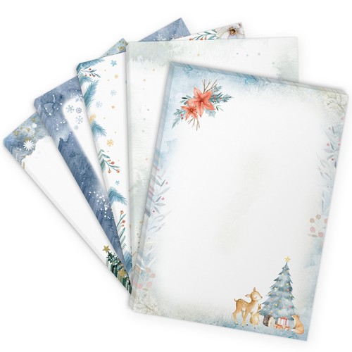 Blatt briefpapier - 50,