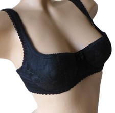 Bügel BH Balconette schwarz