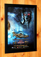 Runes of Magic Rare Small Werbeblatt Gerahmt Poster / Ad Page Framed