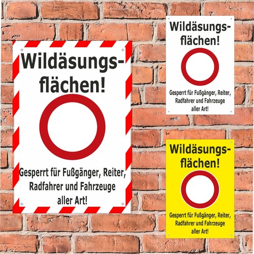 Banner wildäsungsflächen - banner,