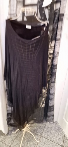 Damen poncho schwarz 52 - schwarz, 52/54