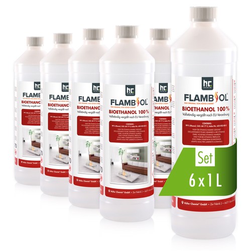 Bioethanol 100 hochrein 1l - bioethanol, 6x
