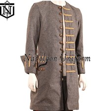 Men’s Grey Wool Frock Coat