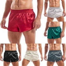 Trendige Herren Satin Seide