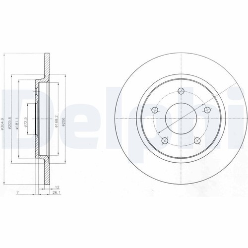 Bremsscheiben für fiat - bremsscheiben,
