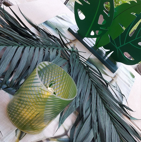 Windlicht tropical palmvon - windlicht,